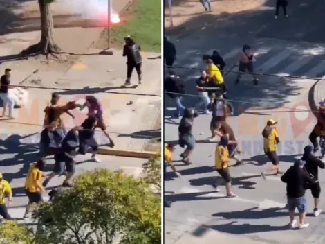 Pelea entre hinchadas mancha el Clásico Penquista