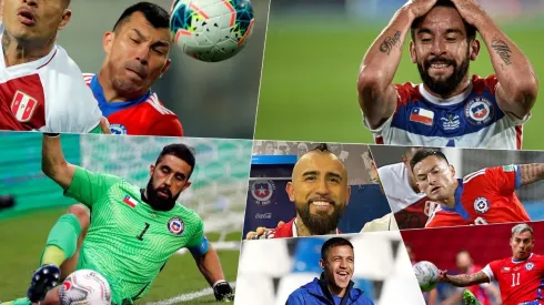 Los siete héroes de la Generación Dorada que quedan en la selección chilena: Bravo, Isla, Medel, Aránguiz, Vidal, Alexis y Vargas