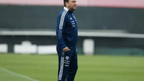 Pato Ormazábal en un entrenamiento de la Roja