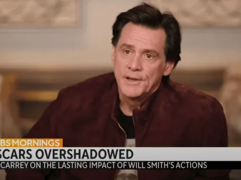 Carrey está muy indignado por la cachetada de Smith a Rock