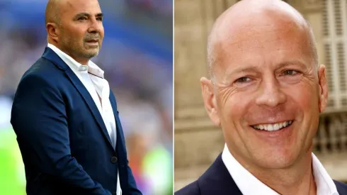 Para el Mundial de Rusia 2018 cuando Jorge Sampaoli vistió más formal también hicieron la comparación.