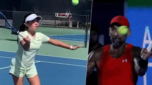 Marcelo Ríos es papá chocho viendo a su hija Isidora seguir sus pasos