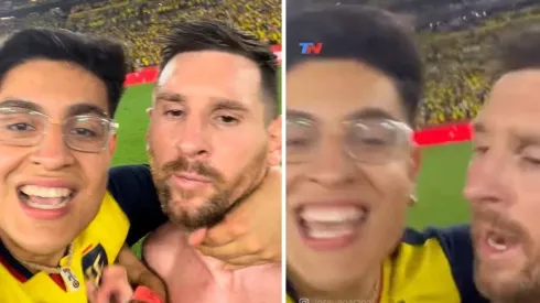 Hincha ecuatoriano hizo pasar un mal rato a Lionel Messi