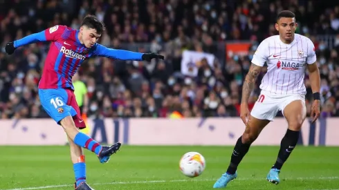 Pedri sacó un derechazo extraordinario para darle el triunfo a Barcelona