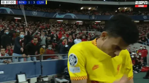 Luis Díaz estuvo a punto de sufrir una agresión en casa de Benfica.