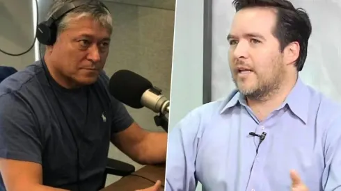 Pato Yáñez y Caamaño muy molestos tras el escándalo del fútbol chileno.