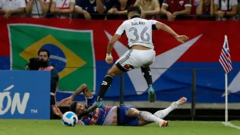 Colo Colo ante Fortaleza en Brasil por la Copa Libertadores.