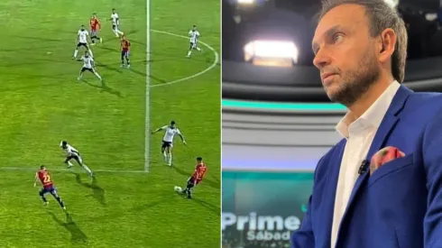 Rodrigo Sepúlveda no se convence de la operación del VAR en el partido de Colo Colo ante Unión Española.