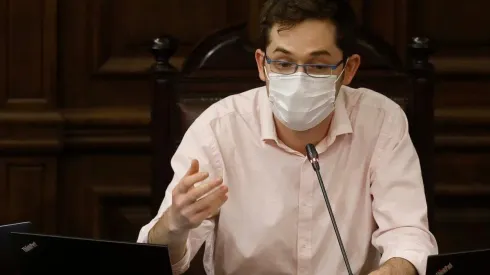 El vicepresidente de la Convención Constituyente, Gaspar Domínguez.