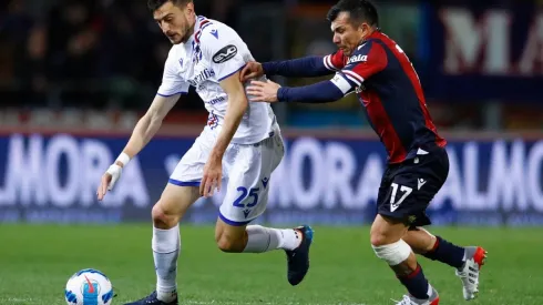 Gary Medel jugó con una vendaje en su pierna que escondió los graves cortes ante la Sampdoria