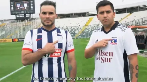 Parte del video donde se explica la amistad desde 1987 entre los equipos.