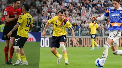 El Pitbull se fue expulsado en el empate del Bologna con Juventus, pero su gran juego antes de eso hizo que la prensa italiana igual lo felicite.