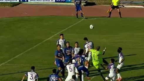 El momento del golazo de Diego Figueroa en San Joaquín