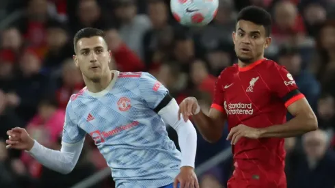 Luis Díaz fue una de las figuras del Liverpool frente al Manchester United