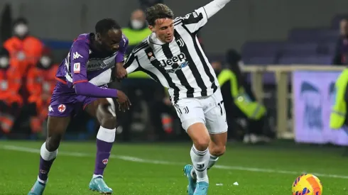 Juventus y Fiorentina en el partido de ida
