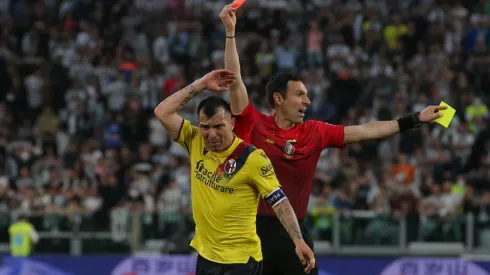Medel fue expulsado ante la Juventus por reclamos al árbitro