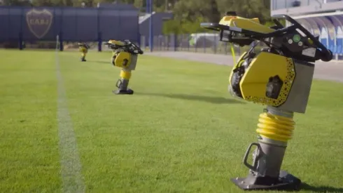 Las máquinas instaladas en el centro de entrenamiento de Boca Juniors.