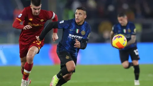 Alexis Sánchez entró sobre el final en el triunfo del Inter ante la Roma