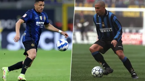 Alexis Sánchez recordó a Ronaldo en el Inter de Milán.