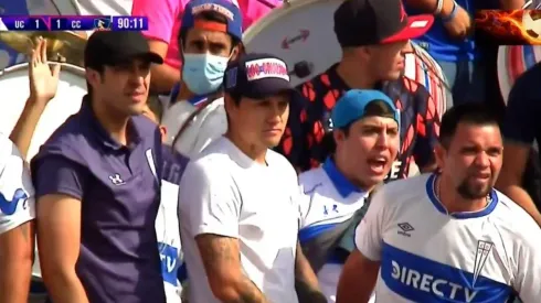 Castillo mostró su amargura sobre el final cuando Colo Colo le empató a la UC