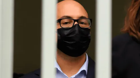 Nicolás López en el Tribunal Oral en lo Penal de Viña del Mar.