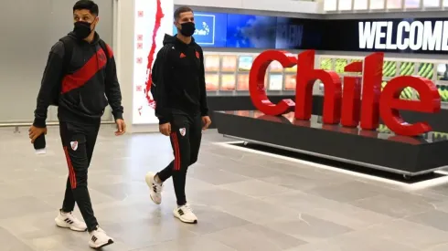 River Plate llegó durante la noche del martes a Chile para el choque con Colo Colo