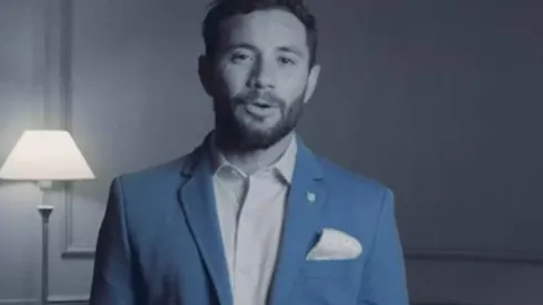 Eugenio Mena le habla a los hinchas de Racing