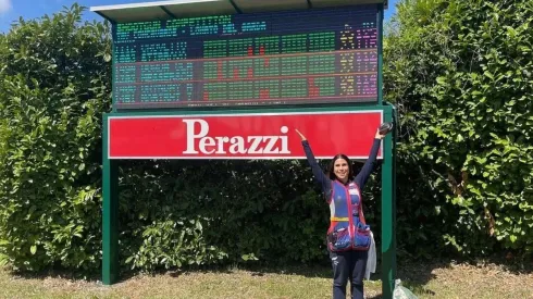 Locura: Fran Crovetto logra récord planetario en el Mundial de Tiro Skeet