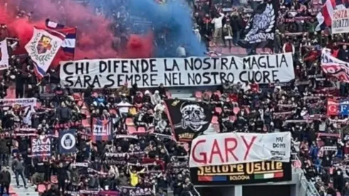 El mensaje de la barra del Bologna a Gary Medel