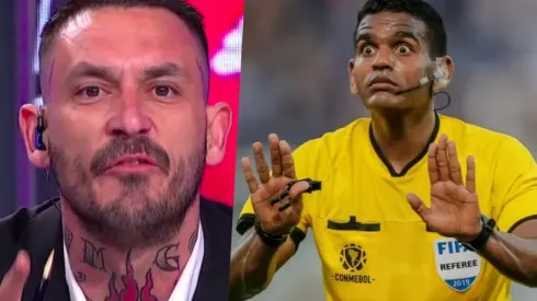 Pinigol no quedó para nada conforme con el arbitraje en la caída del Cacique.