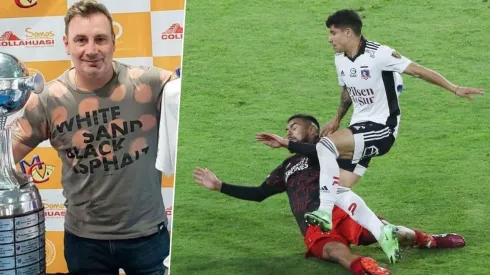 Barticciotto sigue furioso por la falta de Paulo Díaz en el Colo Colo vs. River Plate.