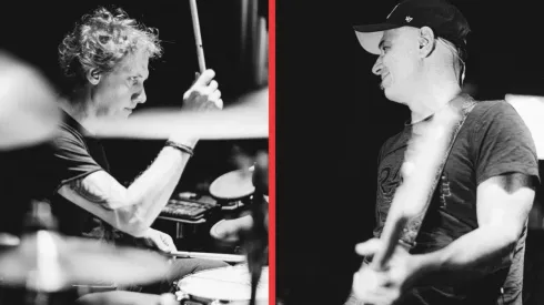 Charly Alberti y Zeta Bosio, los dos integrantes originales de Soda Stereo que estarán en el show Gracias Totales.