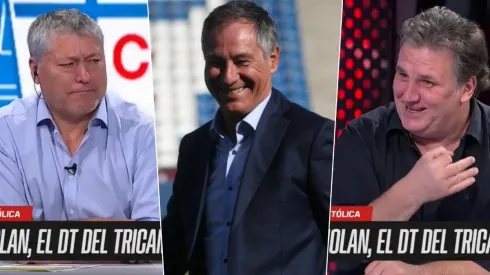 Luka Tudor asegura que la llegada de Ariel Holan amenaza a Colo Colo y Patricio Yáñez lo mira con cara de "qué está tomando este loquillo".