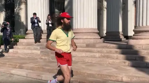 El Forrest Gump chileno entrenando para la Maratón de Santiago
