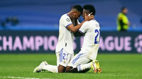 Vinicius y Rodrygo se funden en un emocionante abrazo