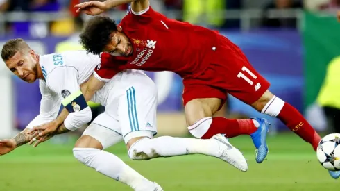 Mohamed Salah solo jugó media hora en la final de 2018.