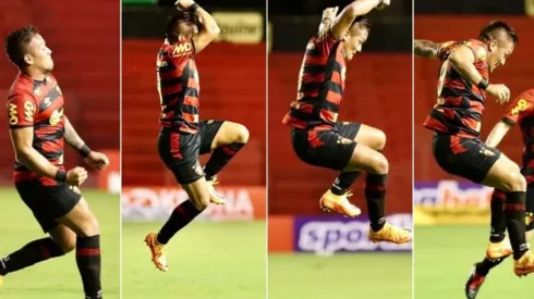 Javier Parraguez lleva ocho goles desde su llegada al fútbol brasileño con la camiseta de Sport Recife