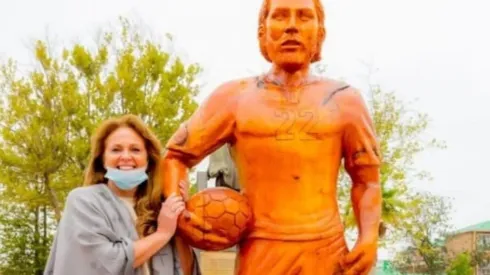 En una reciente visita a Penco mostró su alegría por el cariño que recibe Ben Brereton.