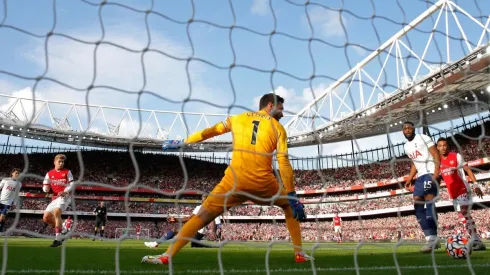 El Arsenal celebró en el Derby de la primera rueda de Premier.
