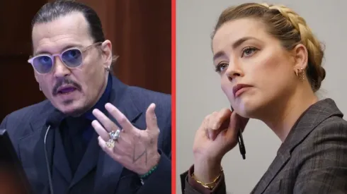 Johnny Depp y Amber Heard en medio del juicio que los mantiene enfrentados.