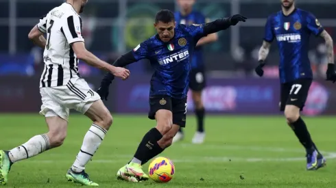 Alexis Sánchez no escondió su molestia por los pocos minutos en el Inter