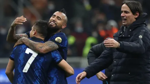 El entrenador italiano aplaudió lo realizado por Alexis y Arturo en los pocos minutos que disputaron tanto en la final de la Copa Italia como en el resto del año.