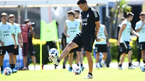 Lionel Scaloni hiz una lista de 35 jugadores para luego hacer corte definitivo.