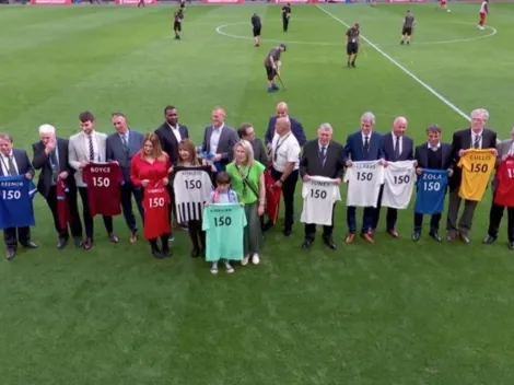 ¡Gigante! El homenaje a Jorge Robledo en la final de la FA Cup