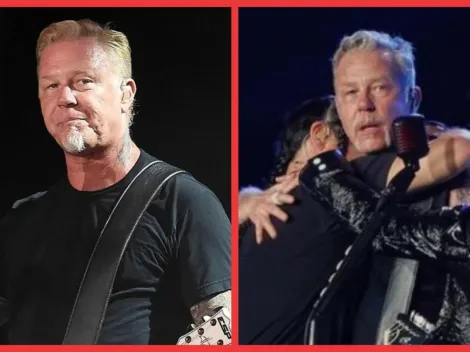 Hetfield se emociona hasta las lágrimas en pleno show de Metallica