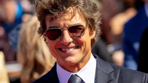 Tom Cruise en la alfombra roja de Top Gun: Maverick