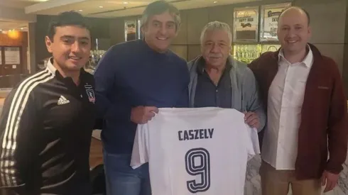 La postal compartida por Valladares del gran encuentro de históricos.