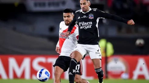 Paulo Díaz lideró a la defensa de River Plate frente a Colo Colo.