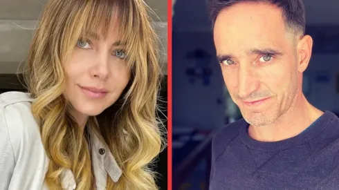 La ex pareja Mónica Godoy y Nicolás Saavedra.