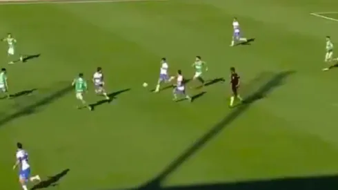 Felipe Gutiérrez marcó un gol desde 70 metros ante Audax Italiano